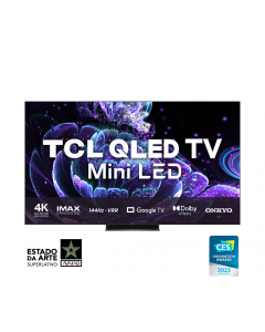 Smart Tv 75" Qled Mini Led 4K TCL C835 Imax Dolby 144Hz-Vrr